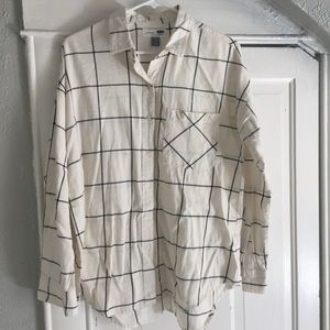 Old Navy plaid flannel